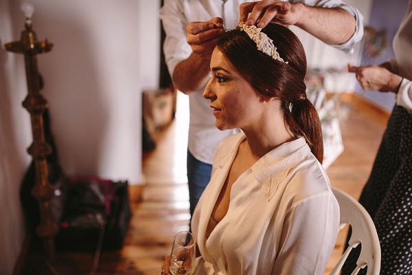 Maquilladora en espartinas para la boda de Clara y Xavi