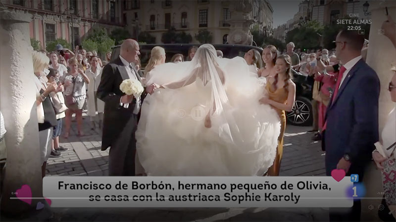 La boda de Sophie Karoly y Francisco de Borbón